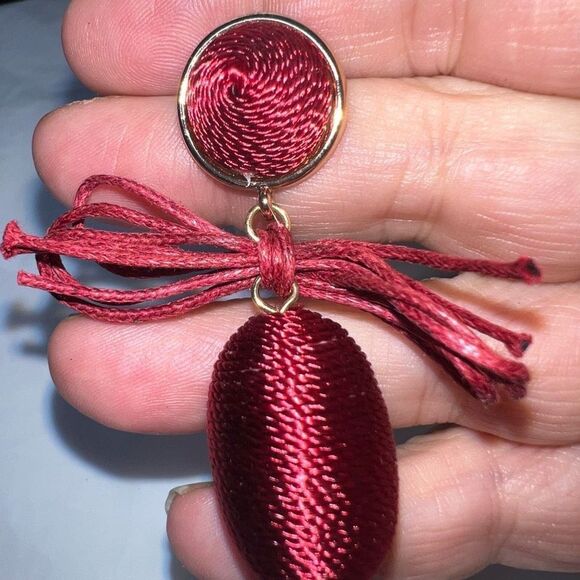 SugarFix by Bauble Bar Red Thread Dangle Earrings - Picture 5 of 8